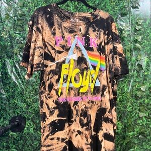 Pink Floyd Tie-Dye Graphic Tee Shirt